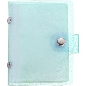 MAA-1 mini album photo, 36 poches, 7,6 x 10,2 cm, porte-cartes de crédit, pour mini appareil photo instantané, photos de voyage, cartes de crédit, bleu - Neuf