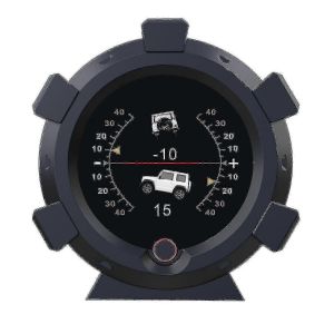 Autool X95 Compteur De Vitesse Gps Multifonction Pour Voiture Hud Affichage Tete Haute Gps 3,5 Vitesses Km/H Mp/H Inclinometre Numerique De Voiture Indicateur De Boussole Latitude Longitu - Neuf