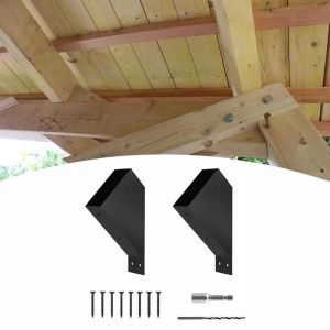 2 supports de pergola, supports dangle à 45 degrés, kit de gazebo pour - Neuf