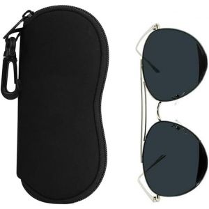 Kathlelxh-Étui À Lunettes, Organisateur De Lunettes De Soleil, Fermeture Éclair Pratique, Étui À Lunettes Portable, Sac À Lunettes De Soleil, Étuis À Lunettes Pour Femmes, Hommes Lunettes, N[H1492] - Neuf