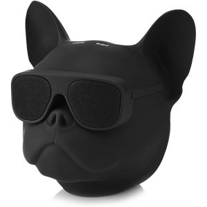 Haut-Parleur Bluetooth, Haut-Parleur Cr&eacute;atif En Forme De Chien, 4.1 Puce Bluetooth Lecteur De Musique St&eacute;r&eacute;o En Forme De Chien Portable Haut-Parleur Sans Fil Bluetooth Grande M&eacute;moire Avec 32G (Noir) - Neuf