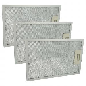 vhbw 3x Filtre anti-graisse compatible avec Teka DM70VR02, DM70INOX VR 02, DM70 VR.02, DM70 VR.03, DM70 INOX VR.03 hotte de cuisine, aluminium - Neuf