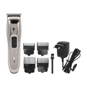 Tondeuse A Cheveux Rechargeable Avec Peignes De Limite Et Brosse De Nettoyage Pour Usage Domestique Et Salon De Coiffure Prise Ue 220-240 V - Neuf