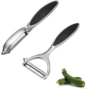Lbgwp60-Éplucheur Légumes Et Fruits, 2 Pièces Éplucheurs En Acier Inoxydable Pour Légumes, Carottes, Fruits, Éplucheur De Pomme - Neuf