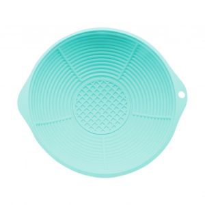 Bassine A Eau Pliable En Silicone Pour Soins Du Visage, Ideale Pour Les Voyages, Largeur 26,6 Cm, 280 G, Bleu - Neuf