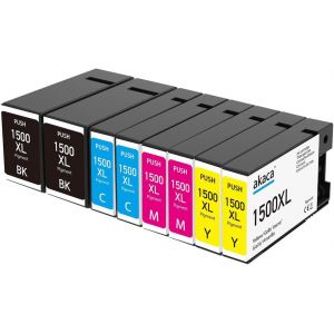 PGI-1500 XL (Pack de 8) Cartouches d'encre Compatibles avec Canon 1500 XL,pour Canon Maxify MB2050 MB2155 MB2750 MB2150 MB2350 MB2755 - Neuf