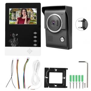Interphone video couleur TFT HD 4,3 pouces avec camera de securite et vision nocturne (UE 110-240 V) - Neuf