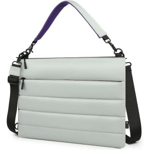 acdsgd-15-16 Pouces Sacoche pour Ordinateur Portable pour MacBook Pro 16 M4-M1, MacBook Pro/Air 15, 15"" 15,6"" Dell/HP/Lenovo/ASUS/Acer/Samsung Notebook, Sac &agrave; Bandouli&egrave;re Double Femmes Main, Gris - Neuf