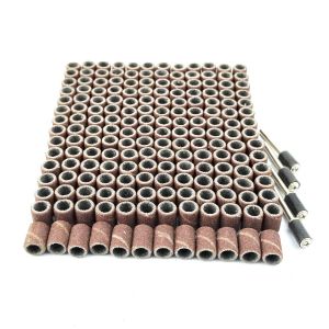 Tambour De Ponçage Pour Dremel 184pcs,Bande De Ponçage 120# 6,5mm 180pcs Avec Tambour Mandrin 4pcs,Manchon De Ponçage Outils Rotatifs Électriques Diy,Rmta184c4 - Neuf