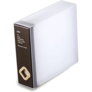 KALANKA-Range CD Range DVD, Marron Boite Rangement CD Protecteur, Rangement Dvd Boite Capacité de 24 Disques pour Voiture Bureau Masion, Cadeaux de Anniversaire ou Noël pour Amateurs de Disque - Neuf