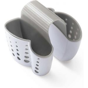 Évier Caddy Porte-éponge Porte-savon,Robinet de selle en plastique Caddy Organisateur de bureau Porte-stylo - Neuf