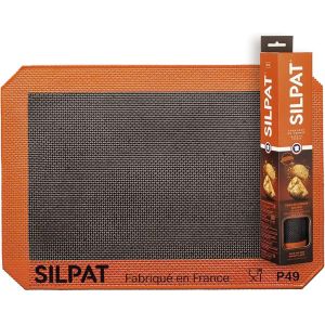 Petite Toile De Cuisson Ajour&eacute;e - Croustillante & Homog&egrave;ne - Tapis Four Pain, Pizza, Focaccia, Choux - Antiadh&eacute;sif, - Qualit&eacute; Professionnelle - Accessoire Format Compact Cuisine - Neuf