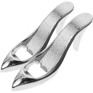 Ouvre-Bouteille, 2 Pièces En Alliage De Talons Hauts De Forme Créative De La Bière Ouvre-Bouteille De Bière Ouvre-Boîte Boisson Gazeuse Ouvreur Pour La Fête D'anniversaire De Mariage - Neuf