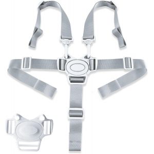 Nouveau Harnais Chaise Haute Universellesangles De S&eacute;curit&eacute; Pour Chaise Haute, Harnais De S&eacute;curit&eacute; 5 Points Pour Enfants Convertibles Pour Chaise Haute B&eacute;b&eacute; Landau Et Poussette - Neuf