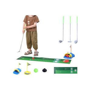 Mini-Golf Pour Enfants Avec Clubs, Balles, Tees, Tapis Et Retour De Balle Automatique - Neuf