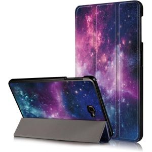 LORANKA-Coque pour Samsung Galaxy Tab A 10.1 Pouces 2016 SM-T580/T585 (A6) Tablette Housse &Eacute;tui avec Fonction Support et R&eacute;veil/Sommeil,N&eacute;buleuse - Neuf