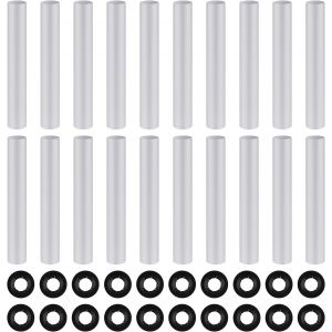 20 Set Manchons Roulement Silencieux Charni&egrave;re Porte Garage & Joints d'Arbre, Diam&egrave;tre Int&eacute;rieur 11mm Longueur 81mm Manchons Silencieux Roulements Garage pour Roulements Neufs Ou &agrave; Tige Propre - Neuf