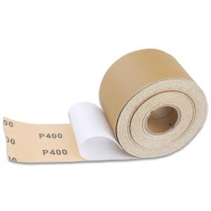 Rouleau De Papier Abrasif Grain 400, 18,1 M De Long, Rouleau Continu De 6,4 Cm De Large, Papier Abrasif Psa Autocollant Psa Pour Le Travail Du Bois, Ponceuse À Air, Ponceuse - Neuf