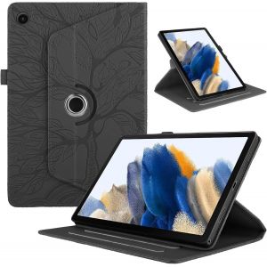 KAL-Pour Coque Tablette Lenovo Tab M10 (3Rd Gen) 10.1"" 2022 Tb-328Fu/328Xu Coque Pu Cuir 360&deg;Rotatif Multi-Angle Stand Flip Protection Housse Pour Lenovo Tab M10 Gen 3 &Eacute;tuis Cover, Noir - Neuf