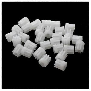 30Pcs 0.5 module 8 dents engrenage en plastique rouage pour arbre de moteur de voiture jouet de 2mm - Neuf