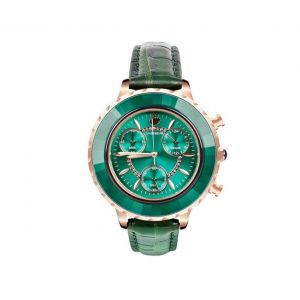 Montre &Agrave; Quartz &Eacute;tanche En Cuir Avec Chronographe Et Calendrier Pour Femme - Neuf