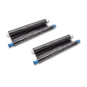 vhbw Lot de 2 rubans thermique compatible avec Panasonic KX FP 23 Series imprimante fax - Rouleaux de transfert thermique 35 m sans puce - Neuf