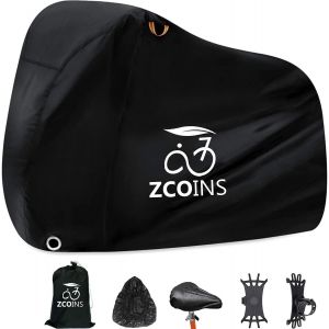 Subzonal-Housse De V&eacute;lo &Eacute;tanche Pour 1 Ou 2 V&eacute;los, 210t Extra-Robuste, &Eacute;tanche &Agrave; La Pluie, &Eacute;tanche &Agrave; La Poussi&egrave;re, Protection Uv, Stockage De V&eacute;lo Pour Vtt, V&eacute;lo De Route Avec Trous De Verrouillage - Neuf
