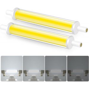 R7s Led 118mm Dimmable,7.7w 230v 850lm Blanc Froid 6000k R7s Ampoules Led,Équivalent Pour 100w J118 R7s Ampoules Halogènes,Pas De Flicker,2pcs - Neuf