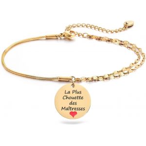 Kal-Cadeaux De Bracelets Pour L'enseignant Des Étudiants Cadeau De Bracelet D'appréciation Des Adolescents - Neuf