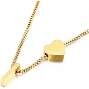 Kal-Collier &Agrave; Pendentif Initiale En Or, Pendentif Exquis Lettre A-Z Personnalis&eacute;bijoux F&eacute;minins Minimalistes Collier Lettre A-Z - Neuf