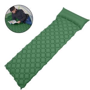 Matelas De Camping Gonflable Ultime - Léger, Durable, Ergonomique Et Confortable Avec Sac De Transport Et Kits De Réparation Pour Les Aventures En Plein Air - Neuf