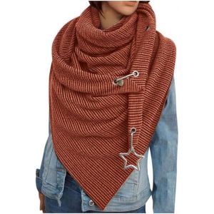 Foulard Triangle Automne Et Hiver - Bandeau Coton Femme - Foulard Triangle Mode Multicolore - Neuf