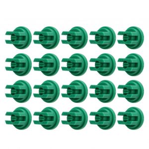 20pcs Flat Fan Spray Tip Haute Pression En Plastique Agricole Pulv&eacute;risateur Buse Pour Protection Des Plantes Drone Vert-G&eacute;n&eacute;rique - Neuf