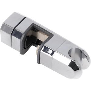 JGD-Support de pommeau de douche r&eacute;glable 15 mm 30 mm, support universel chrom&eacute; (argent&eacute;) - Neuf