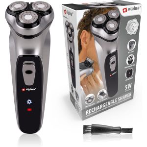 Checarzhn--No1-Rasoir Homme - Batterie Usb - 3 Têtes De Ra Flottantes - Tondeuse Pop-Up - Avec De Nettoyage Et Capuchon De Protection - Câble Usb - Neuf