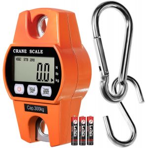Balance électronique digitale pour bagages Balance à cintre Balance de cuisine Balance de levage portable Balance industrielle 660lb/300kg pour bagages, pêche, chasse Balance d'extérieur - Neuf