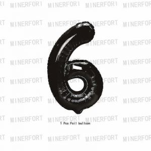 Figurines Anime Cinq Fnaf Fournitures De F&ecirc;te D'anniversaire Vaisselle Jetable Assiettes En Papier Tasses Ballons Cake Topper Pour Enfants D&eacute;corations-Ballon-06 - Neuf