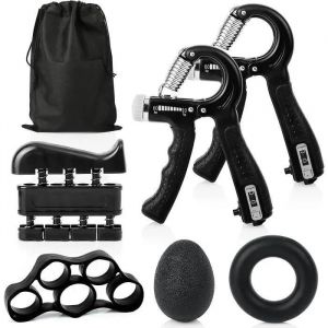 Exerciseur De Force Des Doigts, Exerciseur De Mains, Entra&icirc;nement De Force De Pr&eacute;hension R&eacute;glable De 10 &Agrave; 60 Kg - Neuf