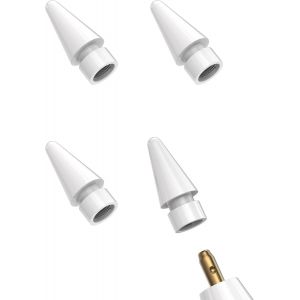 Lot De 4 Pointes De Rechange Pour Stylet Apple 1&egrave;re G&eacute;n&eacute;ration 2&egrave;me G&eacute;n&eacute;ration - Accessoires Compatibles Avec Ipad, Tablette Tactile De Premi&egrave;re G&eacute;n&eacute;ration - Neuf