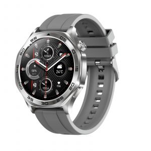 Montre Connect&eacute;e Acier &Eacute;tanche Suivi Sant&eacute; Sport Appels Bluetooth Gris YONIS - Neuf