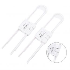 2pcs En Plastique Bambin Enfant En Forme De U B&eacute;b&eacute; Enfants S&eacute;curit&eacute; Armoire Porte Tiroir Serrure - Neuf