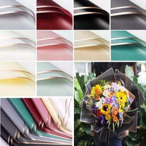 Papier D'emballage De Bouquet,20 Pi&egrave;ces De 10 Couleurs Papier D'emballage De Fleurs Imperm&eacute;able,Pour L'emballage De Cadeaux,Emballage De Bouquets De Fleurs Pour Magasins De Fleurs 58cm - Neuf