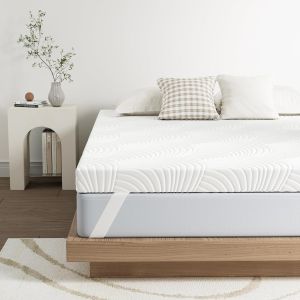 SUBZONAL-Surmatelas 180 x 200 cm H3, en mousse haute densit&eacute; de 7,5 cm d'&eacute;paisseur pour soulager la pression, surmatelas 180 x 200 ferme avec housse amovible et lavable avec fermeture &eacute;clair - Neuf