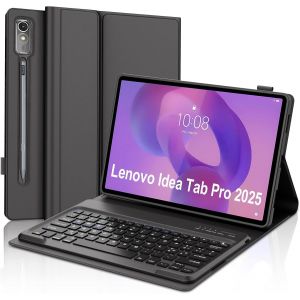 Clavier pour Lenovo Idea Tab Pro 12.7"" 2025, Coque pour Lenovo Idea Tab Pro avec AZERTY Fran&ccedil;ais Clavier Magn&eacute;tique D&eacute;tachable Bluetooth pour Tablette Idea Pro 12.7"" TB375FC, Noir - Neuf