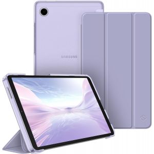 LORANKA-Coque pour Samsung Galaxy Tab A11 8.7 Pouces 2025 et Galaxy Tab A9 8.7&iquest; 2023, Etui Fin et Transparent Givr&eacute; Housse Dure et L&eacute;g&egrave;re, Lilas - Neuf