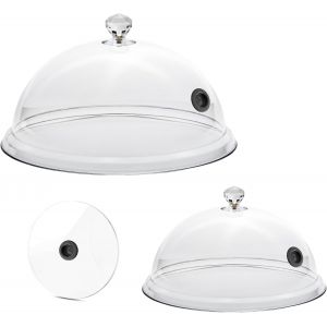 Ulteronixshop-D&ocirc;mes pour pistolet fumoir avec disque gratuit pour fumer cocktail. &Agrave; utiliser avec fumoir &agrave; froid - pistolet fumoir (set d&ocirc;mes pour fumoir et disque) - Neuf