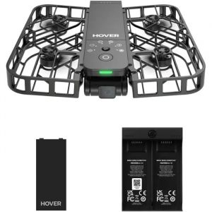 Hoverair Drone X1 Avec Cam&eacute;ra Hdr, Suivez-Moi, Contr&ocirc;le Mains Libres, Noir (Combo) - Neuf