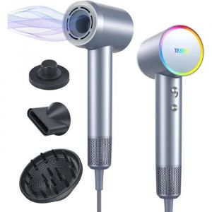 YASHE RW06 Seche-Cheveux Professionnel, Moteur Brushless de 110 000 trmin, Sechage Rapide 21ms, Ions Negatifs a 200 Millions, Diff - Neuf