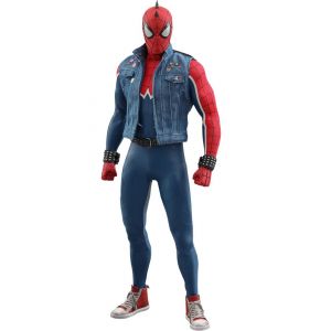 Figurine Hot Toys Vgm32 - Marvel Comics - Marvel's Spider-Man - Spider-Man Spider-Punk Suit Version - Neuf