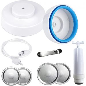 Kit de mise sous vide pour bocaux Pompe &agrave; main avec tuyau Kit de mise sous vide universel pour bouteilles &agrave; col large - Neuf
